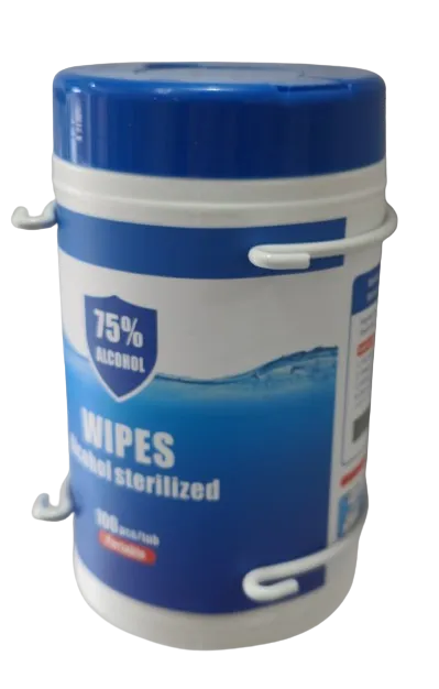 75% Alcohol 100 wipes Disinfectant Antibacterial Biodegradable