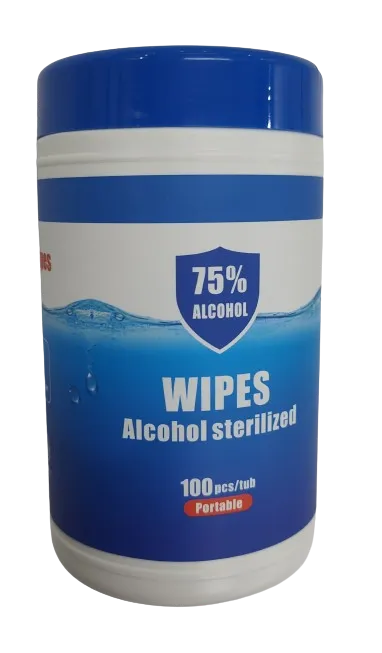 75% Alcohol 100 wipes Disinfectant Antibacterial Biodegradable