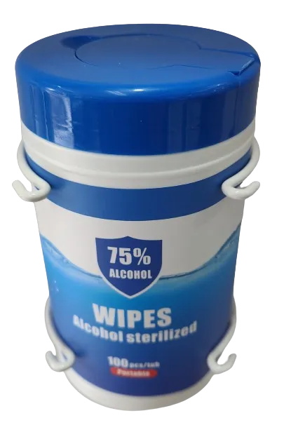 75% Alcohol 100 wipes Disinfectant Antibacterial Biodegradable