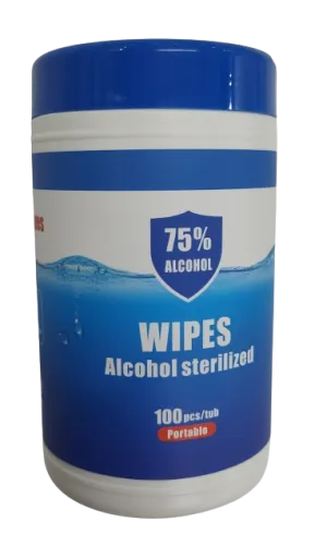 75% Alcohol 100 wipes Disinfectant Antibacterial Biodegradable