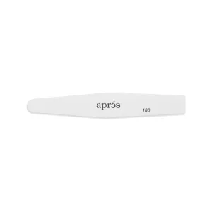 Apres - White Nail File 100/180 Grit - Diamond