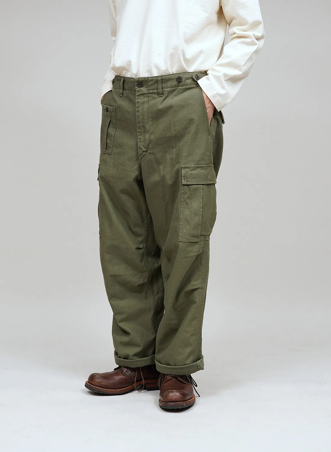 Army Cargo Pant in Dark Green