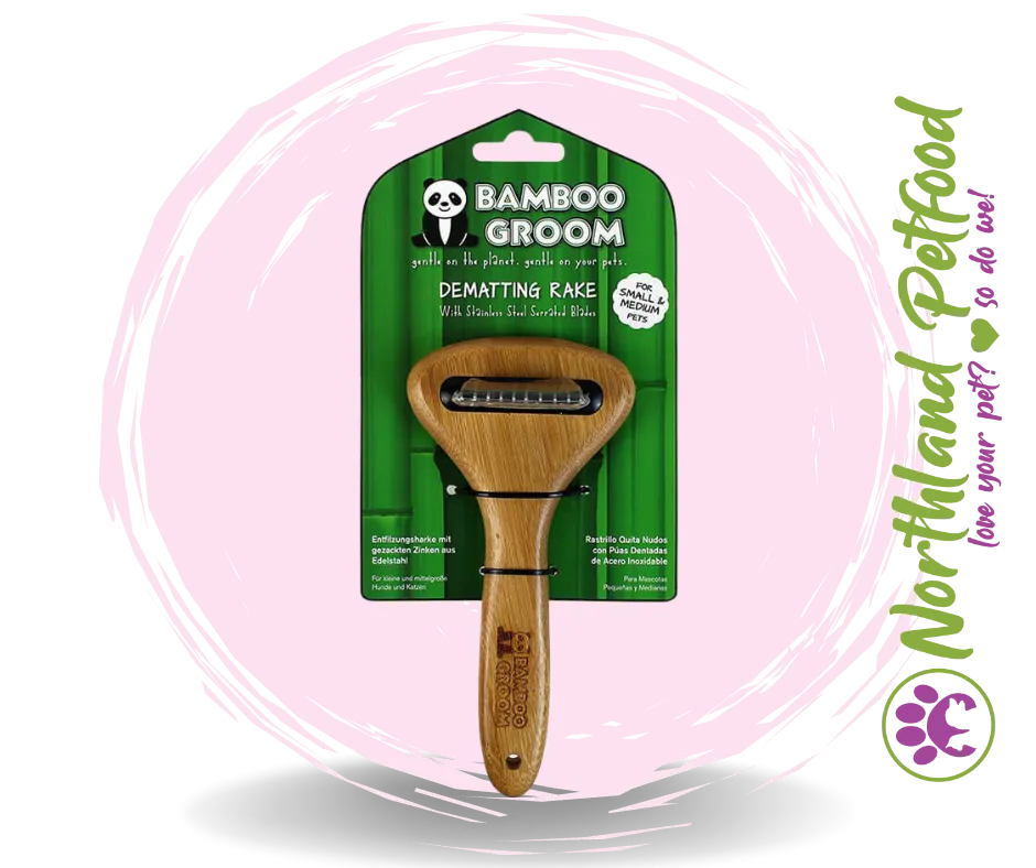 Bamboo Groom Dematting Rake - Small/Medium