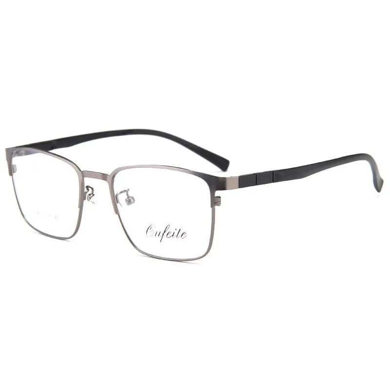 Bclear Men's Full Rim Square Tr 90 Alloy Eyeglasses My88004