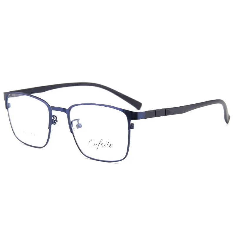 Bclear Men's Full Rim Square Tr 90 Alloy Eyeglasses My88004