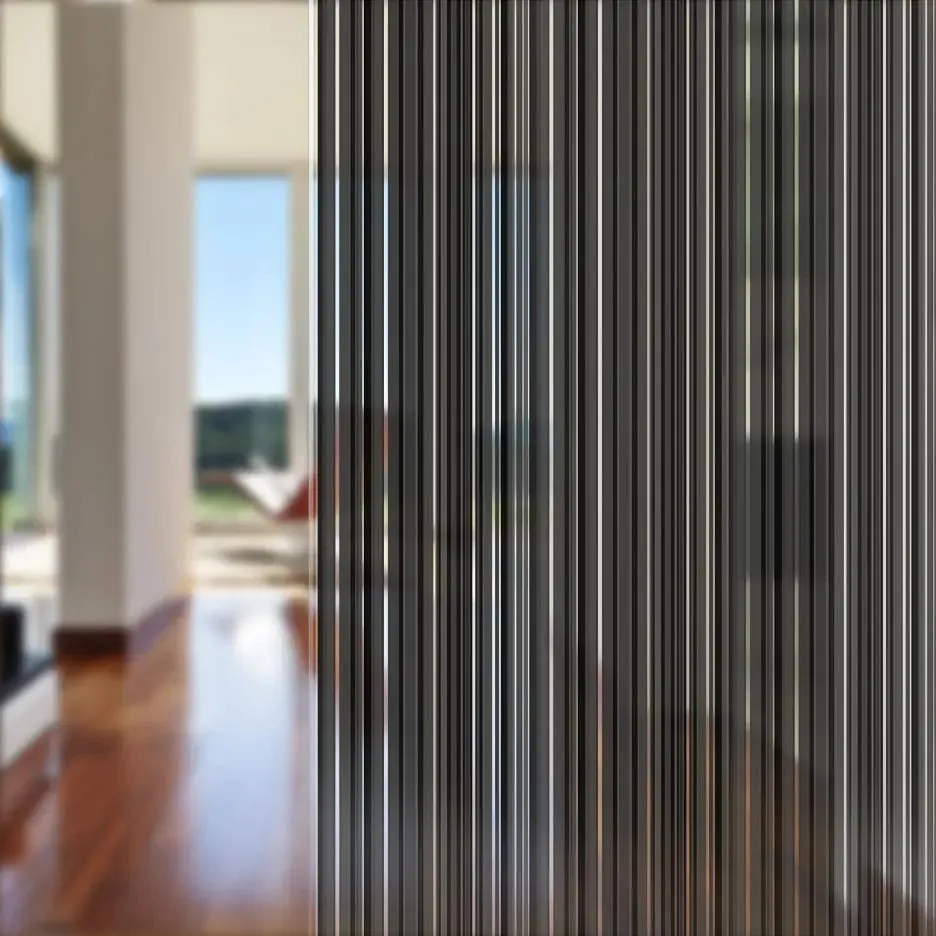 BDF 4BKSTR Decorative Window Film Black Stripe