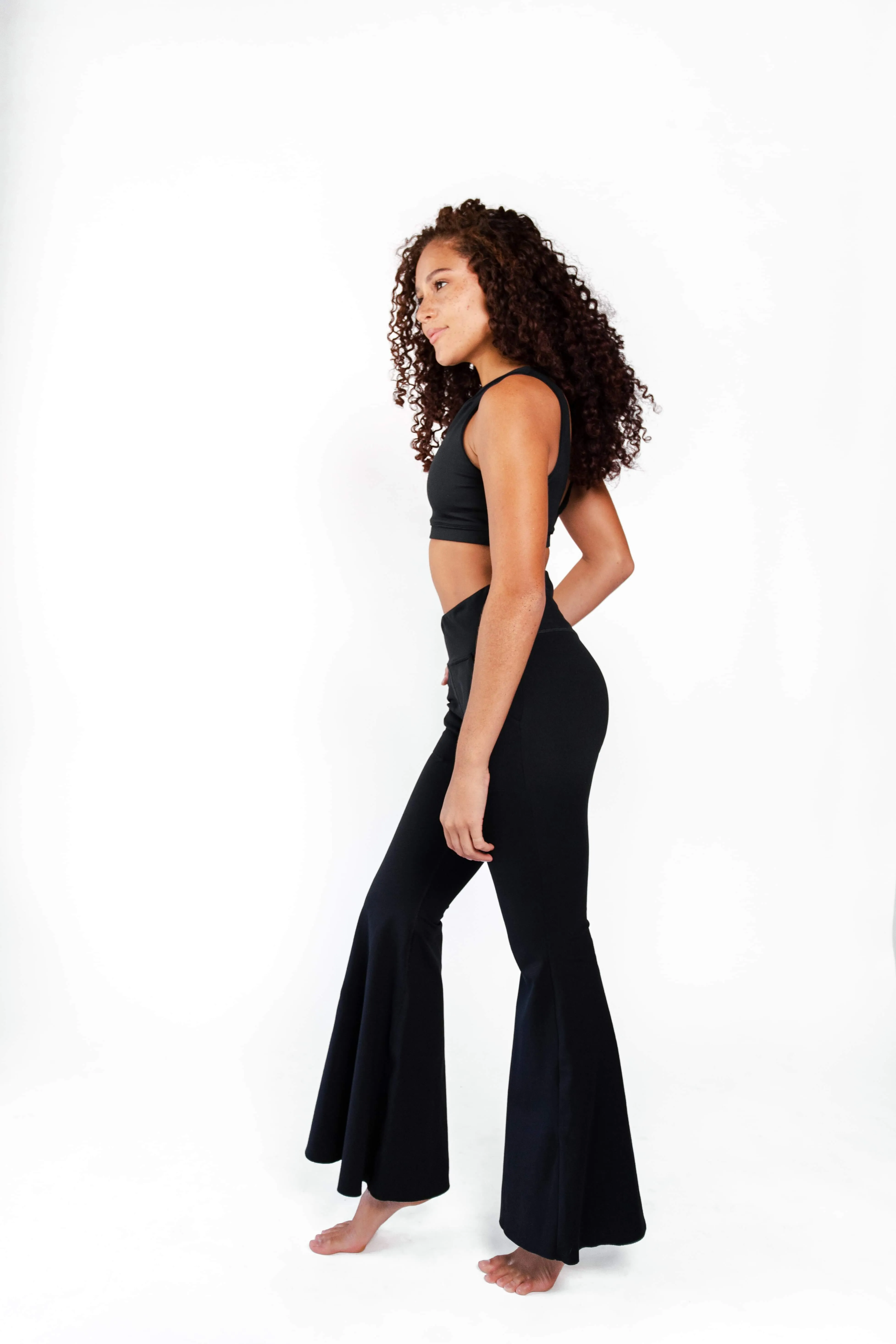 Bell Bottoms 2.0 in Jet Black