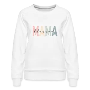 Blessed Mama Premium Sweatshirt (Retro Design)