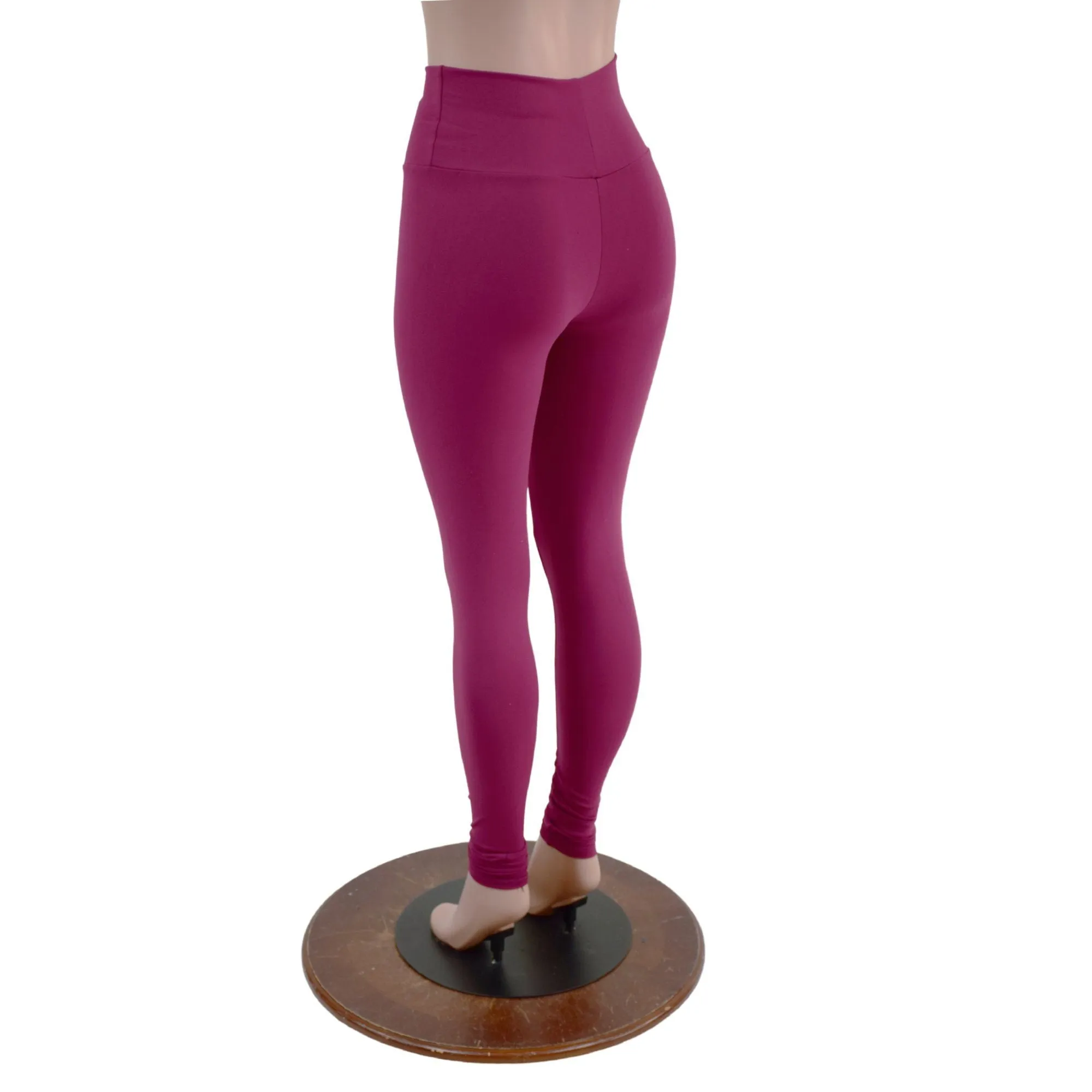 Bordeaux Zen High Waist Leggings