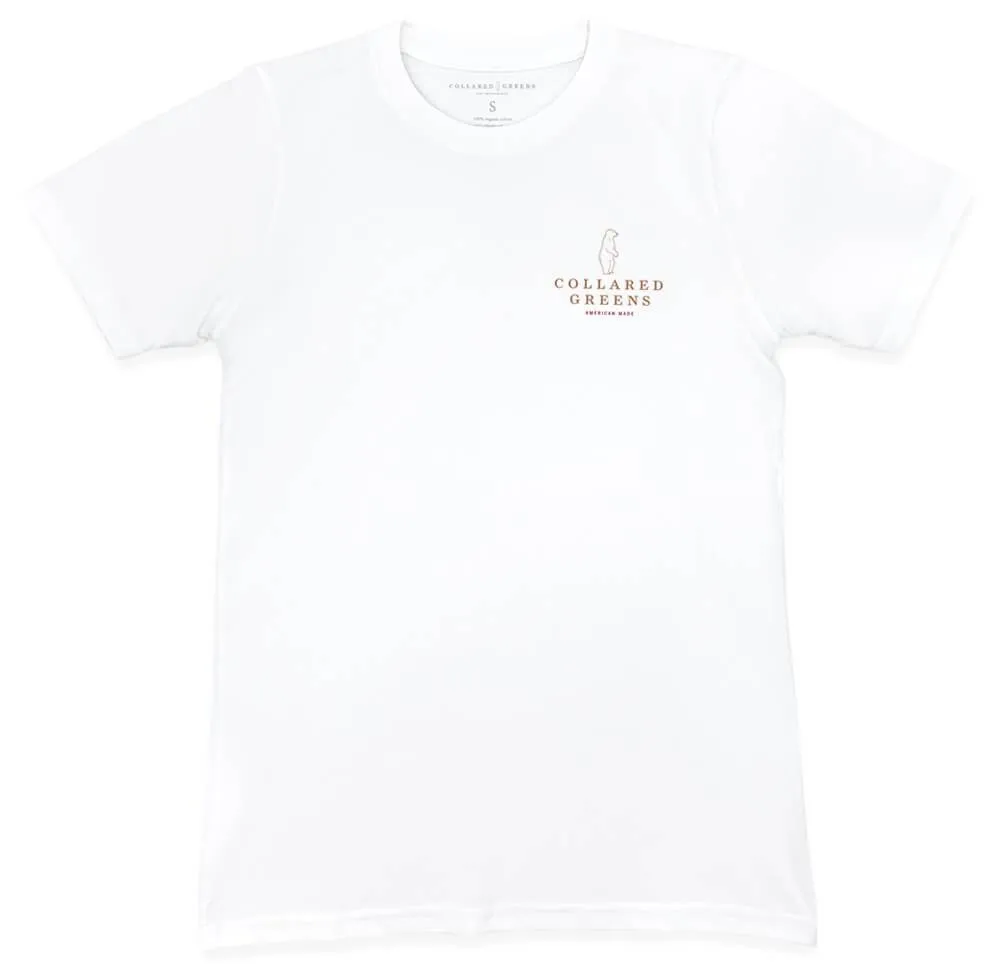 Brook Trout: Short Sleeve T-Shirt - White