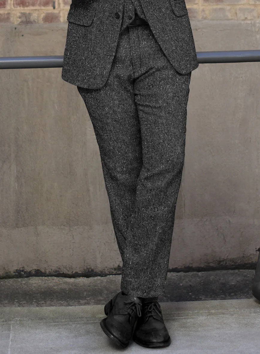 Charcoal Flecks Donegal Tweed Suit