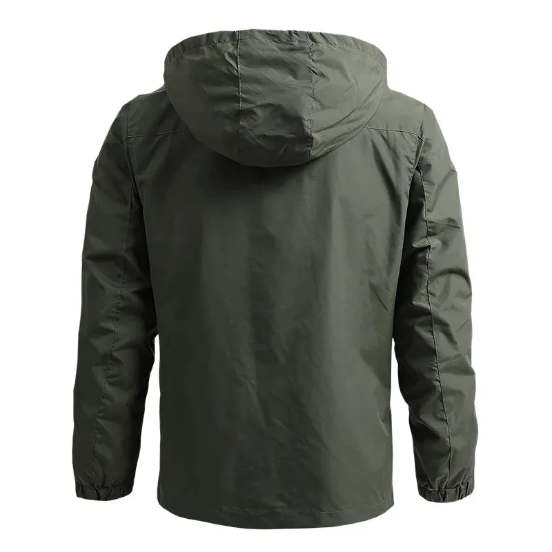 CHILLY ™ Winter Jacket Fashion Coat Hoodies Camping Hiking Jacket Men's Casual Waterproof Jacket Windbreaker Men Outerwear Men's Clothes