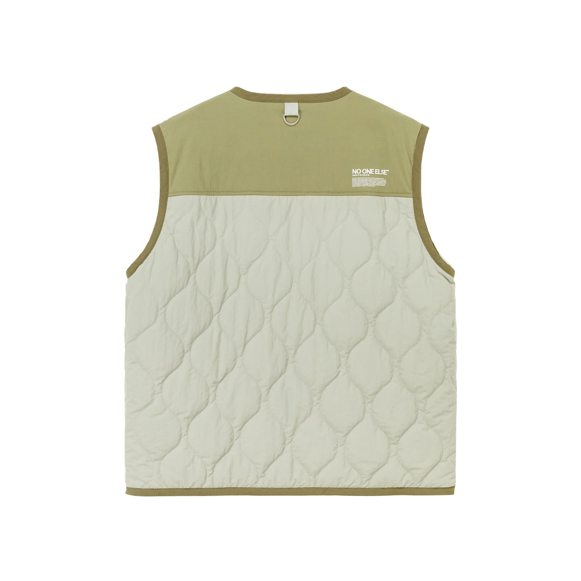 Color Combination Quilted Vest