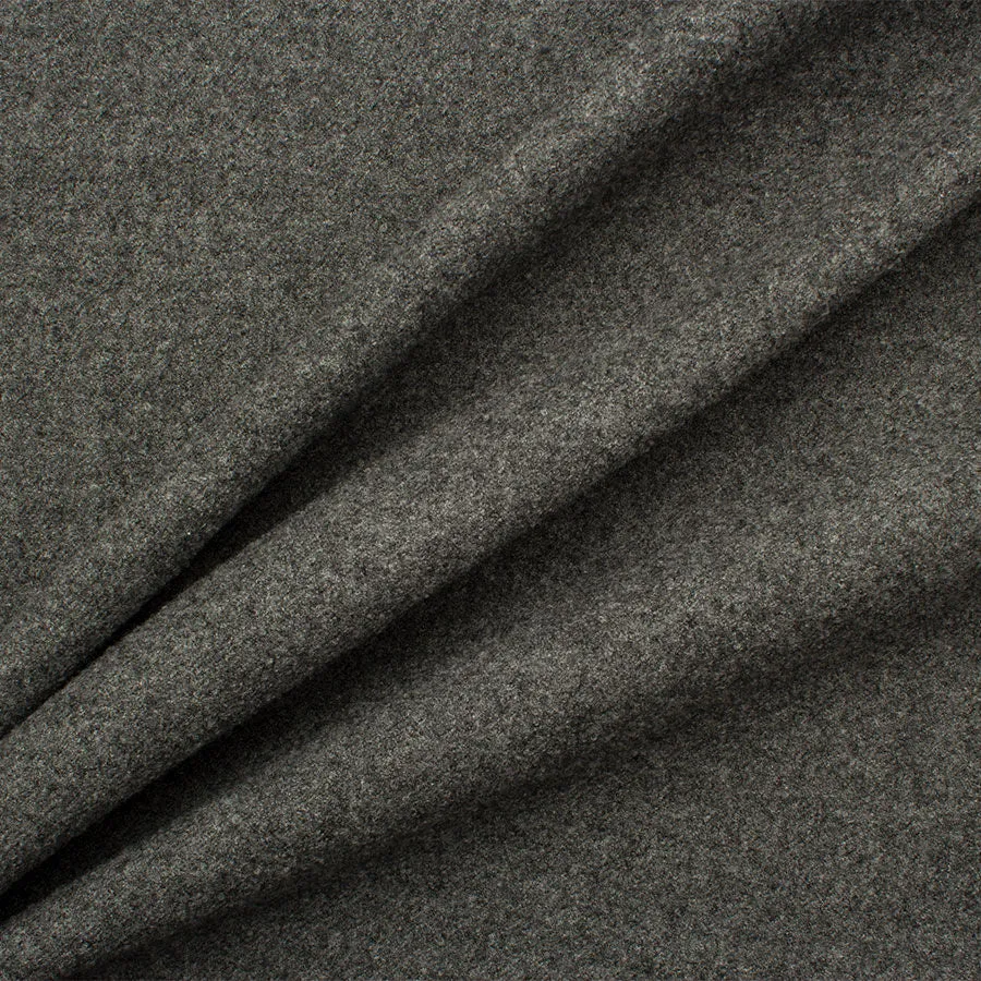 Deep Grey Worsted Wool