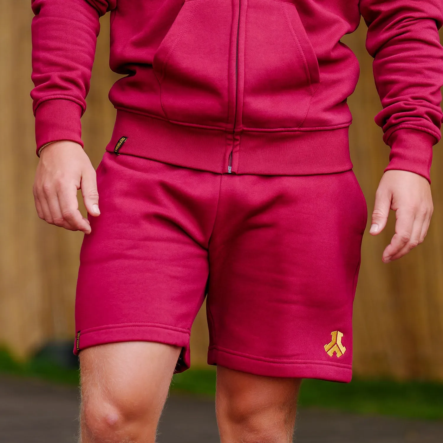 Defqon.1 Essential bordeaux jogging shorts