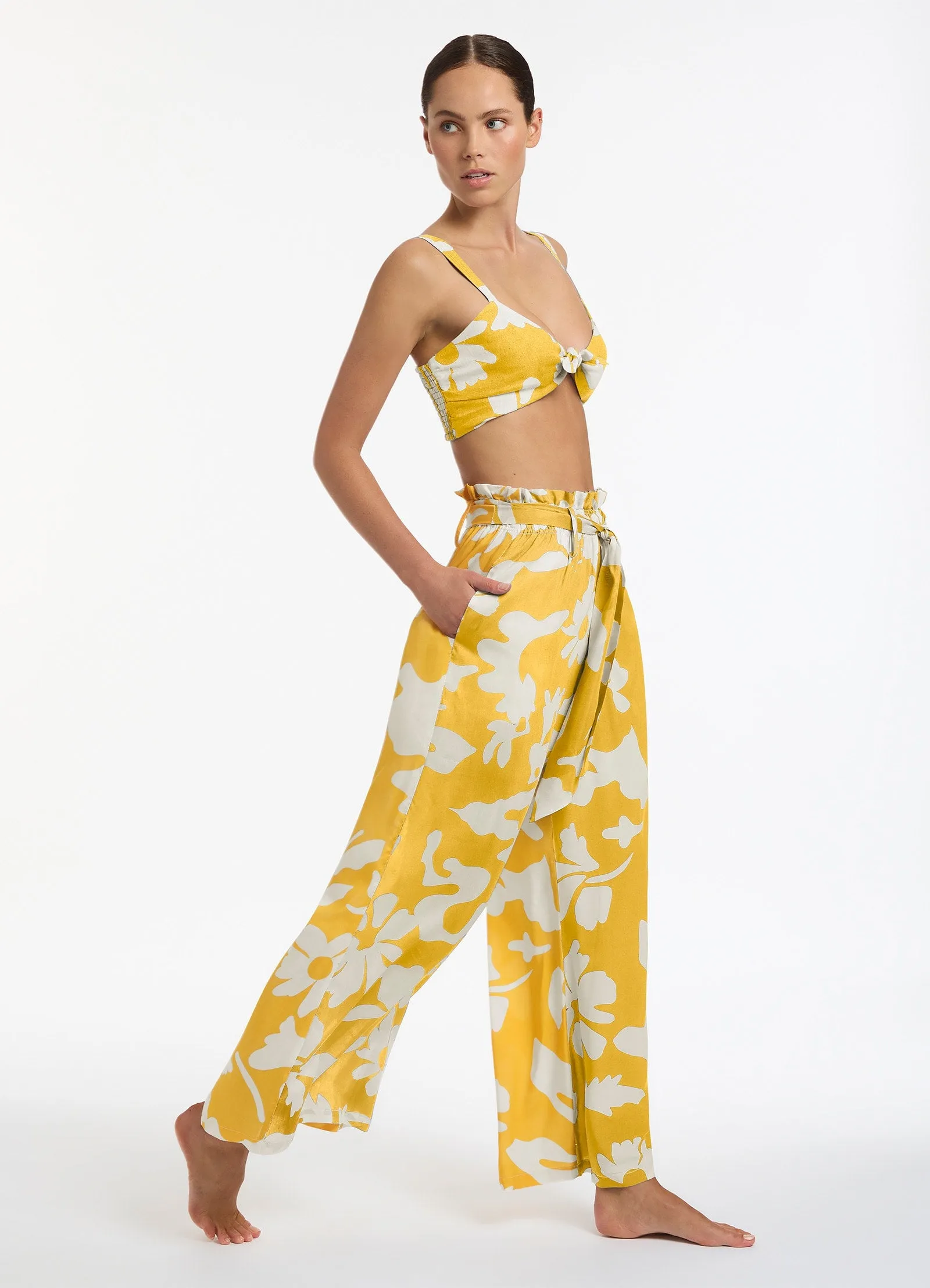 Emporio Flowing Pants - Marigold