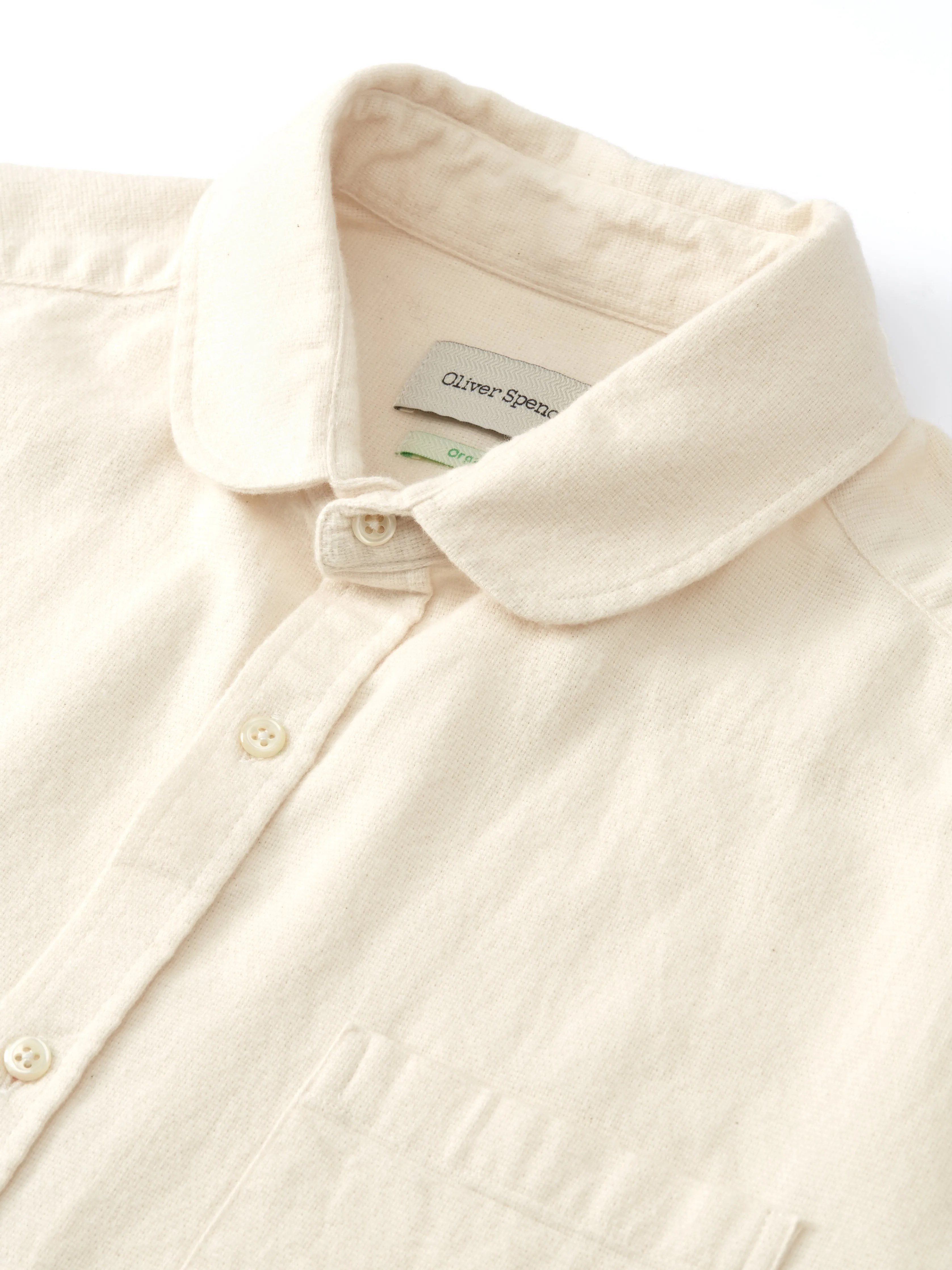 Eton Collar Shirt Sheridan Cream