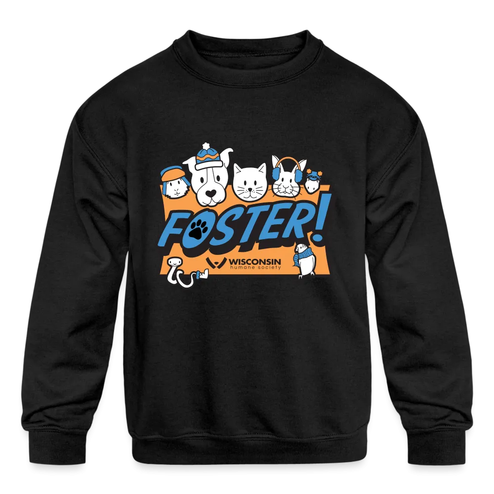 Foster Winter Logo Kids' Crewneck Sweatshirt