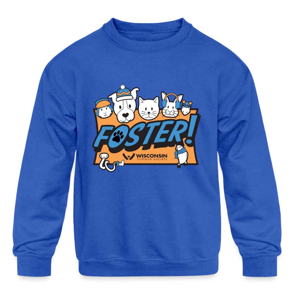 Foster Winter Logo Kids' Crewneck Sweatshirt