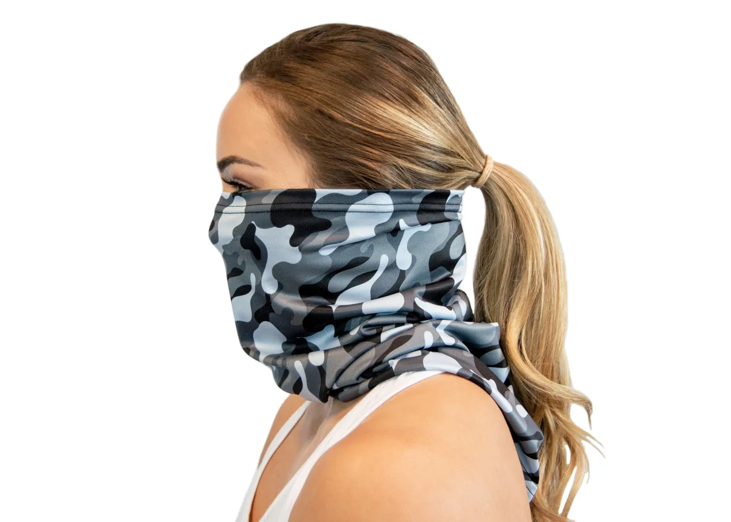 Grey Camo - Neck Gaiter