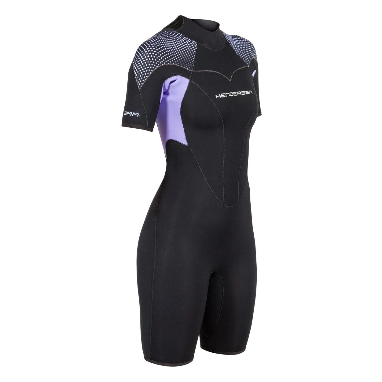 Henderson 3mm Womens Thermoprene Pro Back Zip Shorty Wetsuit