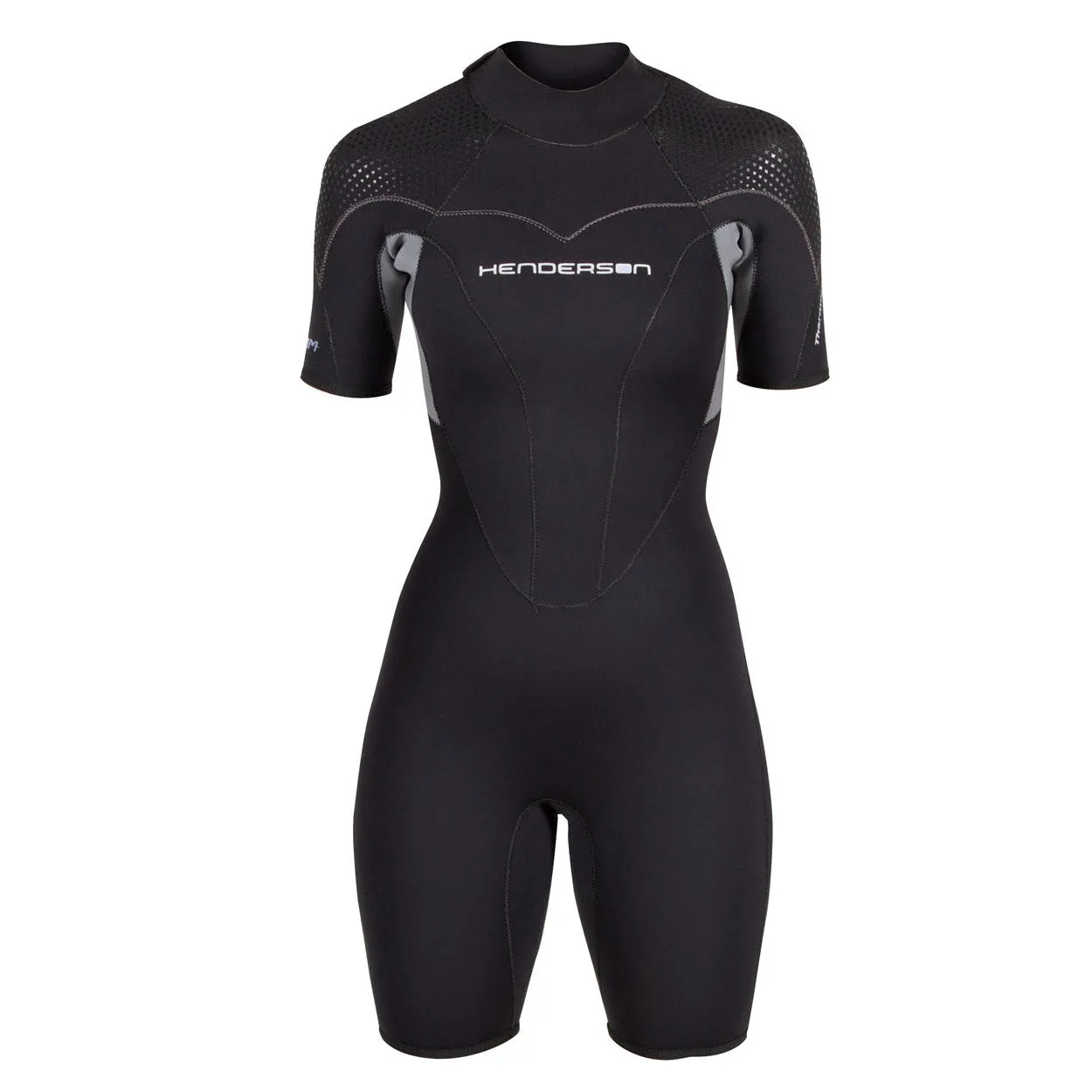 Henderson 3mm Womens Thermoprene Pro Back Zip Shorty Wetsuit