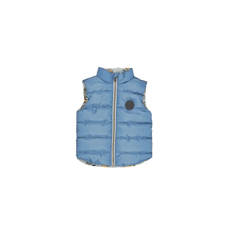 Huxbaby Dino Band Reversible Fleece Vest