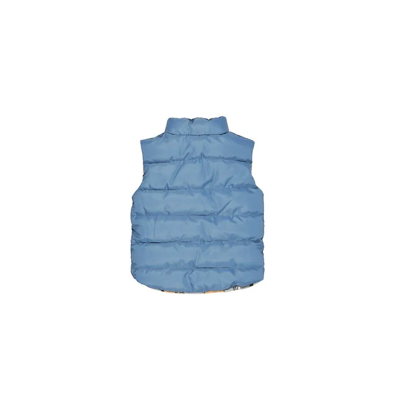 Huxbaby Dino Band Reversible Fleece Vest