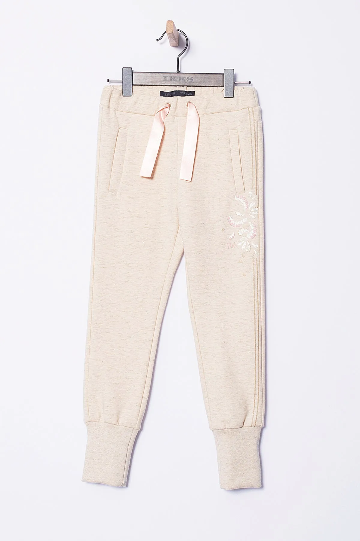 IKKS Cream Girls Sweatpants