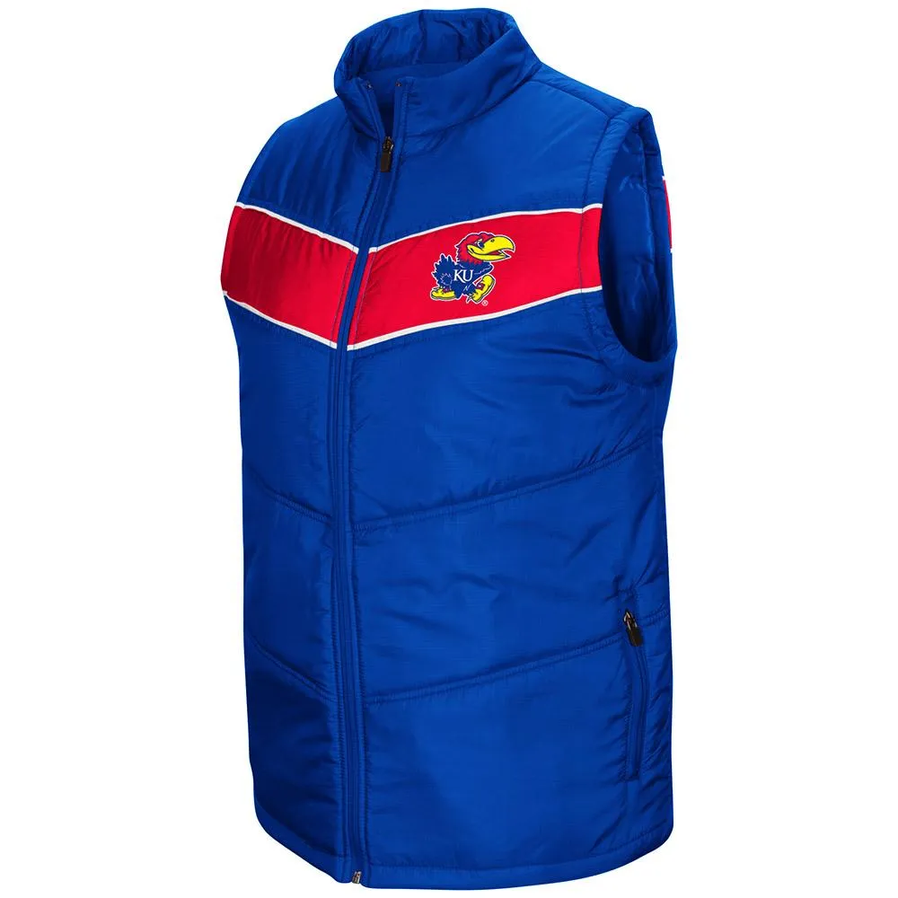 Kansas Jayhawks Colosseum "Red Beaulieu" Full Zip Puffer Vest