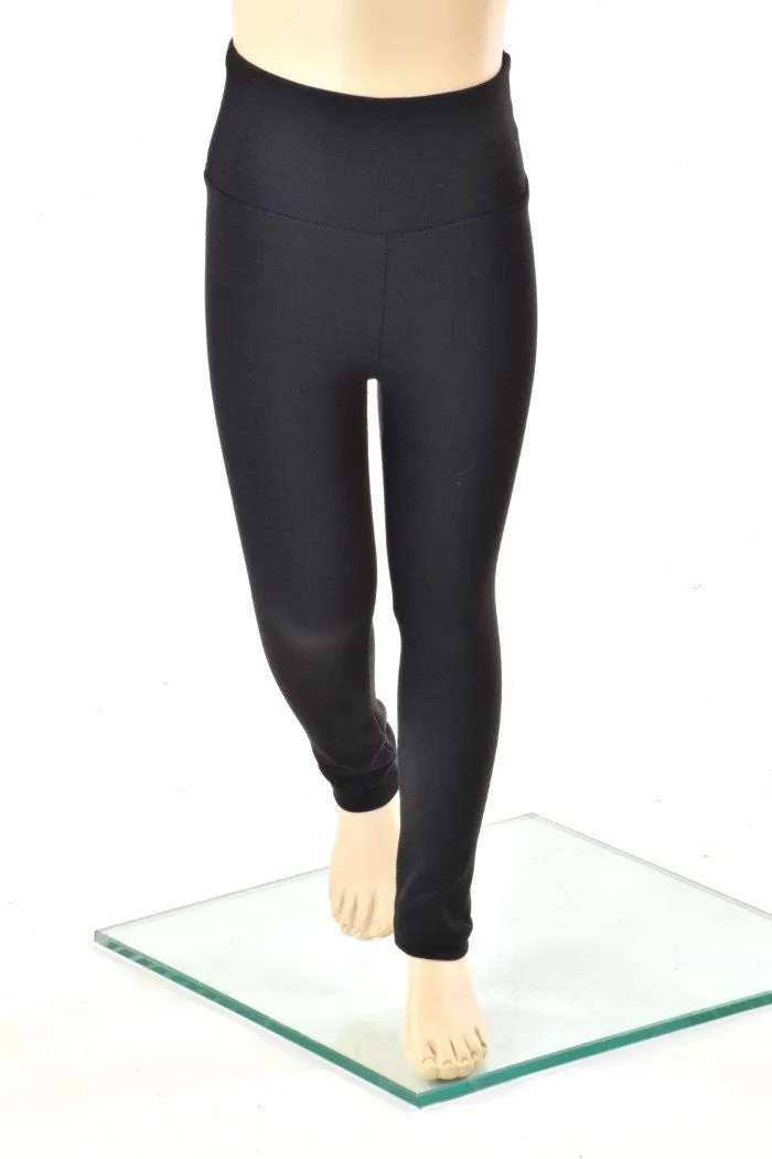 Kids Black Zen Leggings