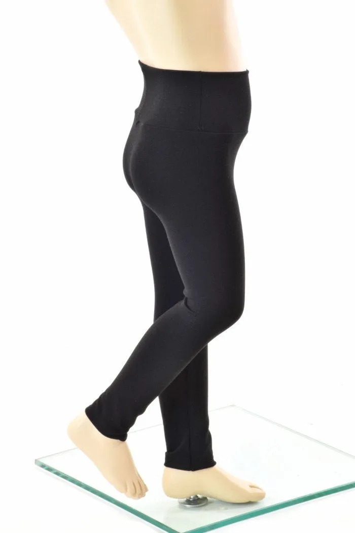 Kids Black Zen Leggings