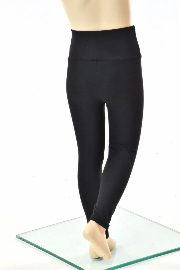 Kids Black Zen Leggings