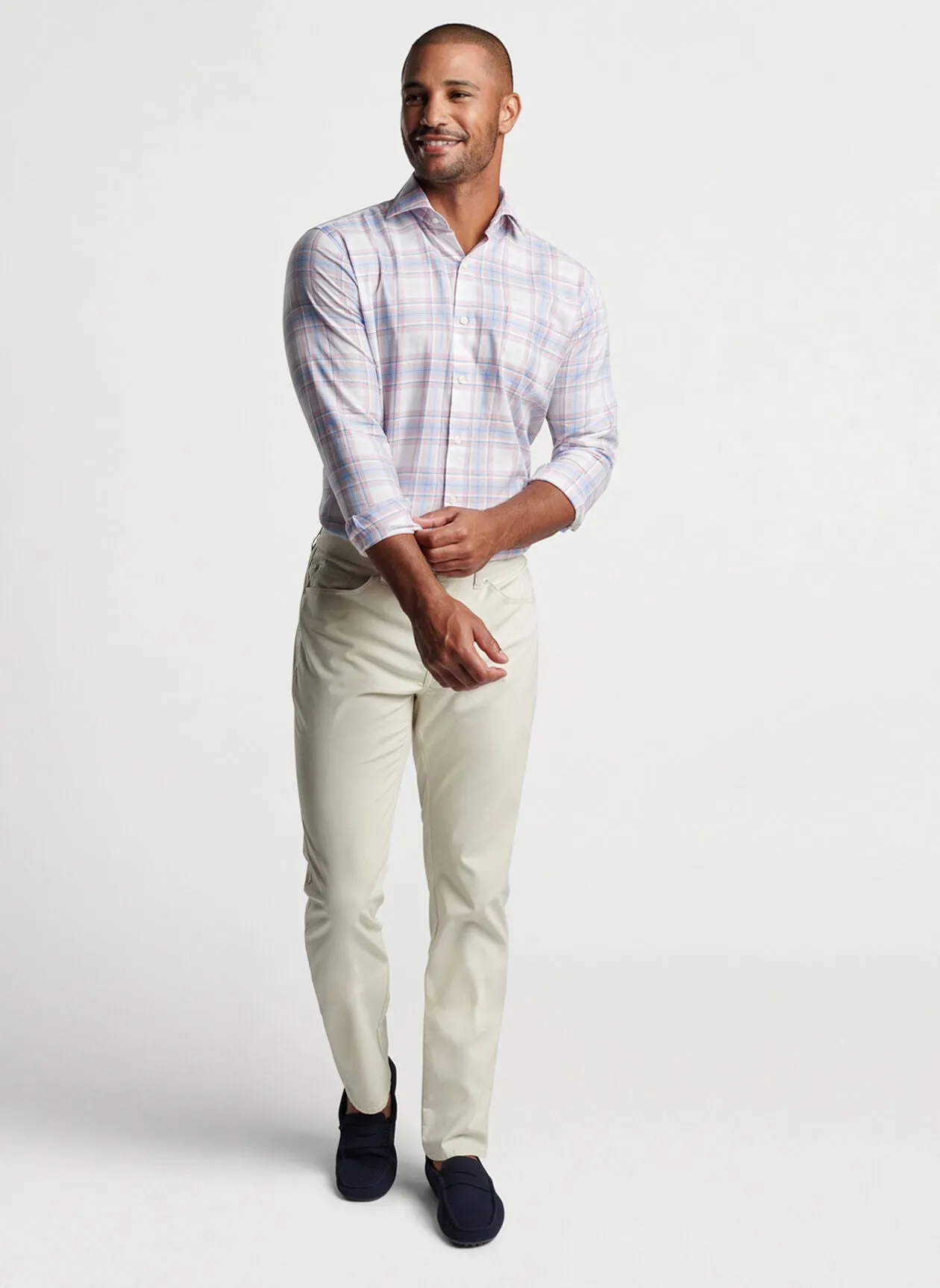 Kingfield Summer Soft Cotton Sport Shirt - Soft Sienna