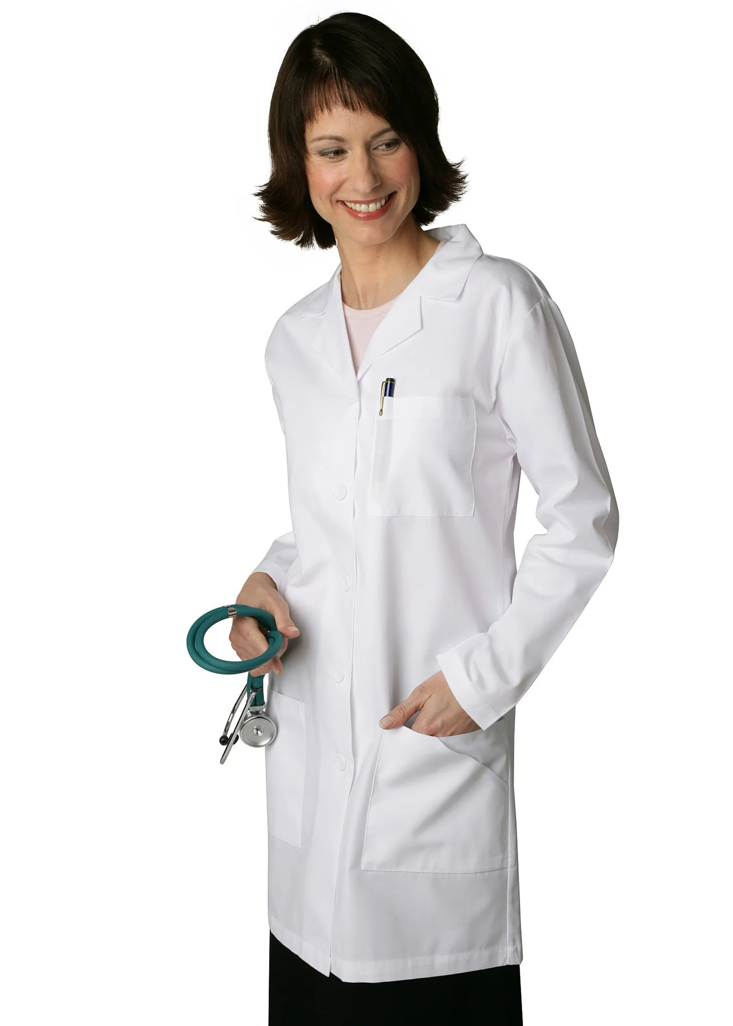 Ladies Slim-Fit Lab Coat