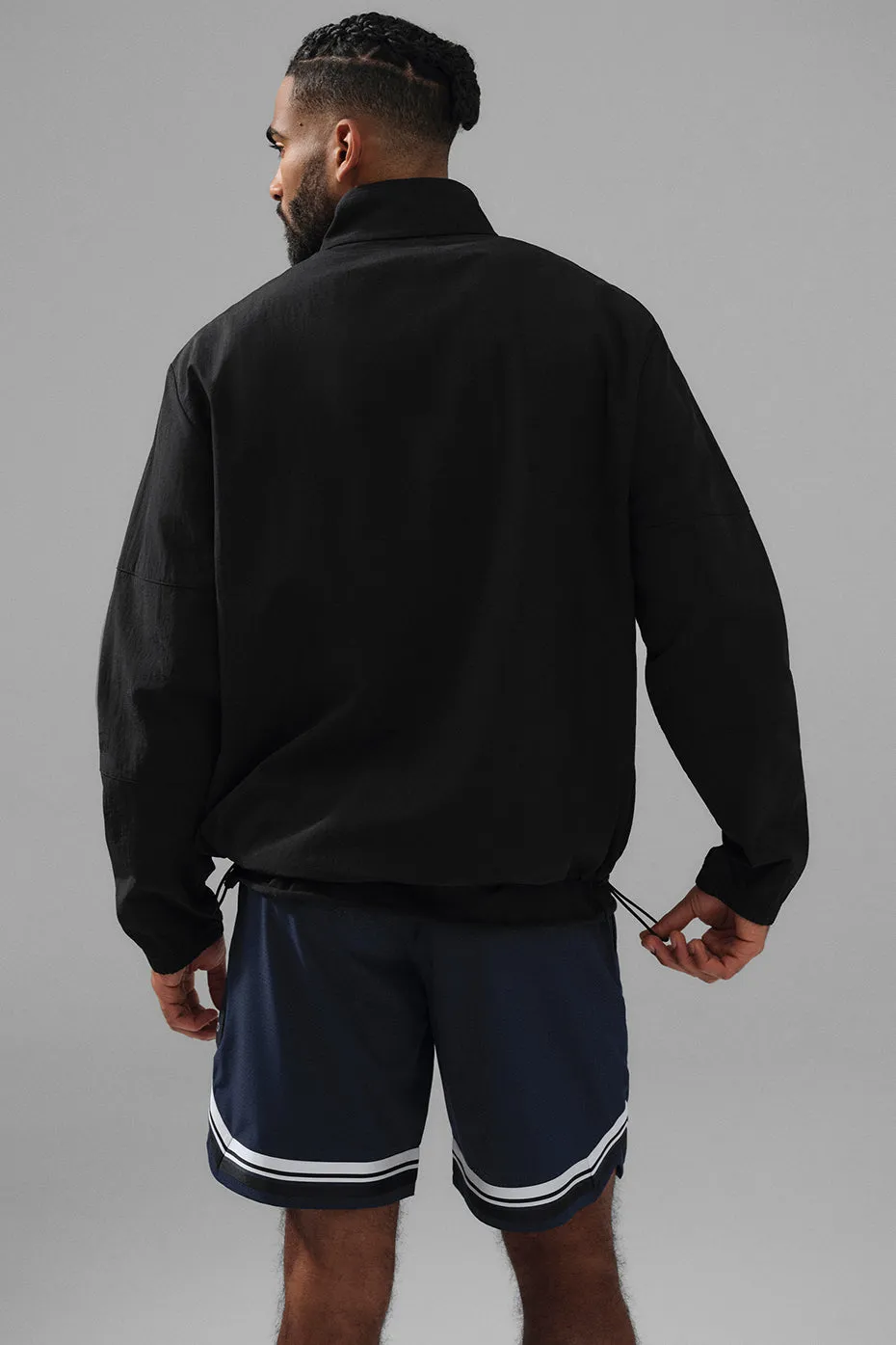 Lightweight Takeaway Track Pullover - Black