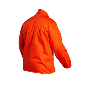 Lincoln K4688 Safety Orange Bright FR Cloth Welding Jacket (1 Jacket)