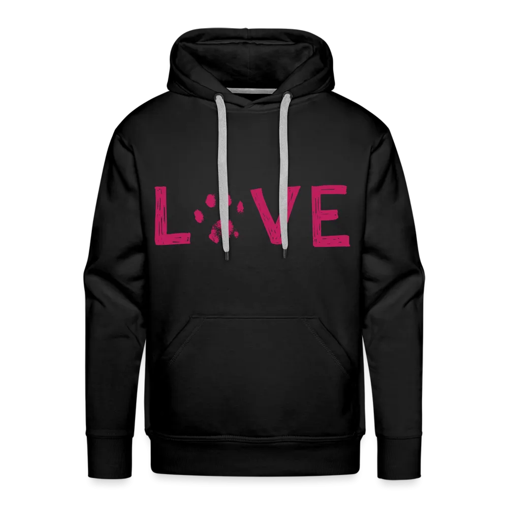 Love Pawprint Classic Premium Hoodie