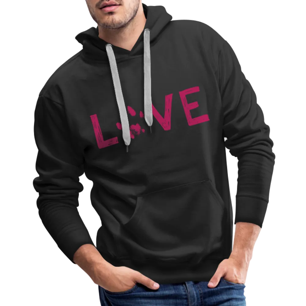 Love Pawprint Classic Premium Hoodie