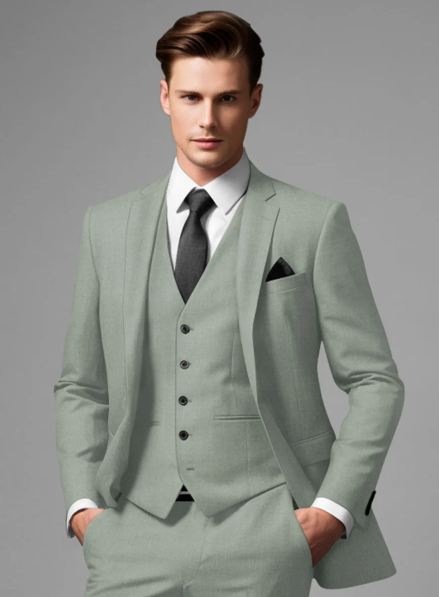 Marco Stretch Cadet Green Wool Suit