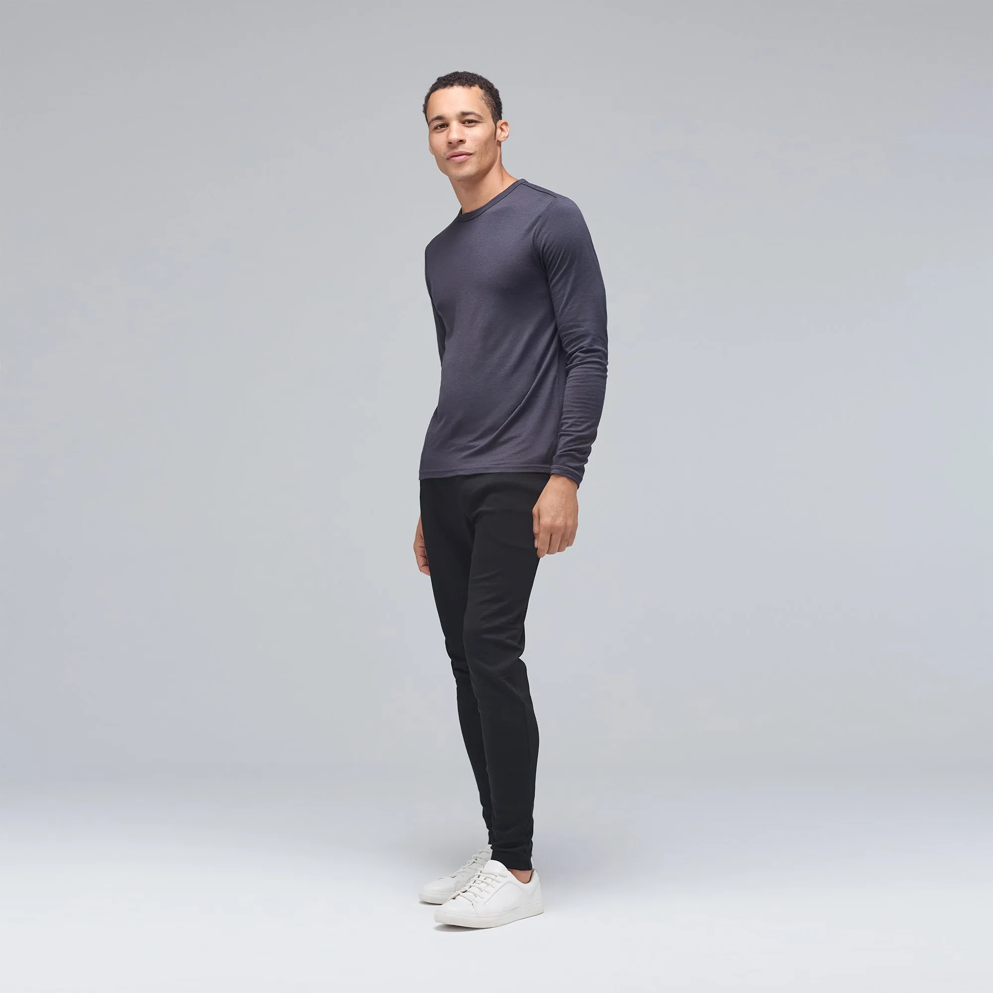 Men's Long Sleeve Merino Crew