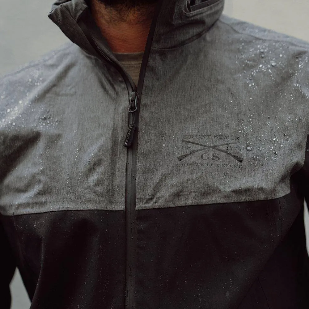 Men's Premium Rain Jacket - Black