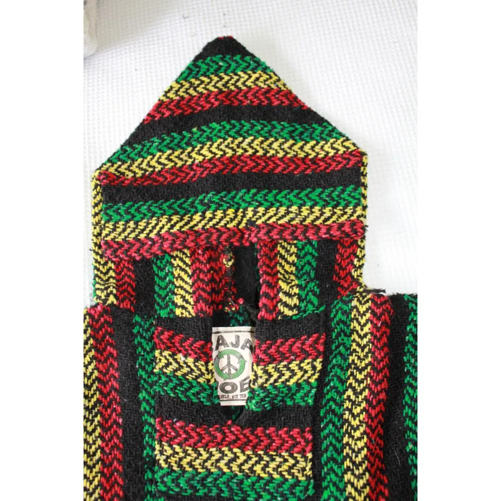 Mexican Baja Hoodie - Rasta