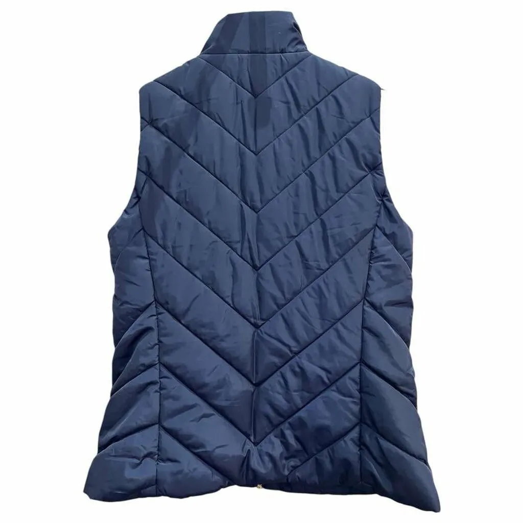 Michael Kors NWT Quilted Puffer Vest in Midnight Blue - Size Small