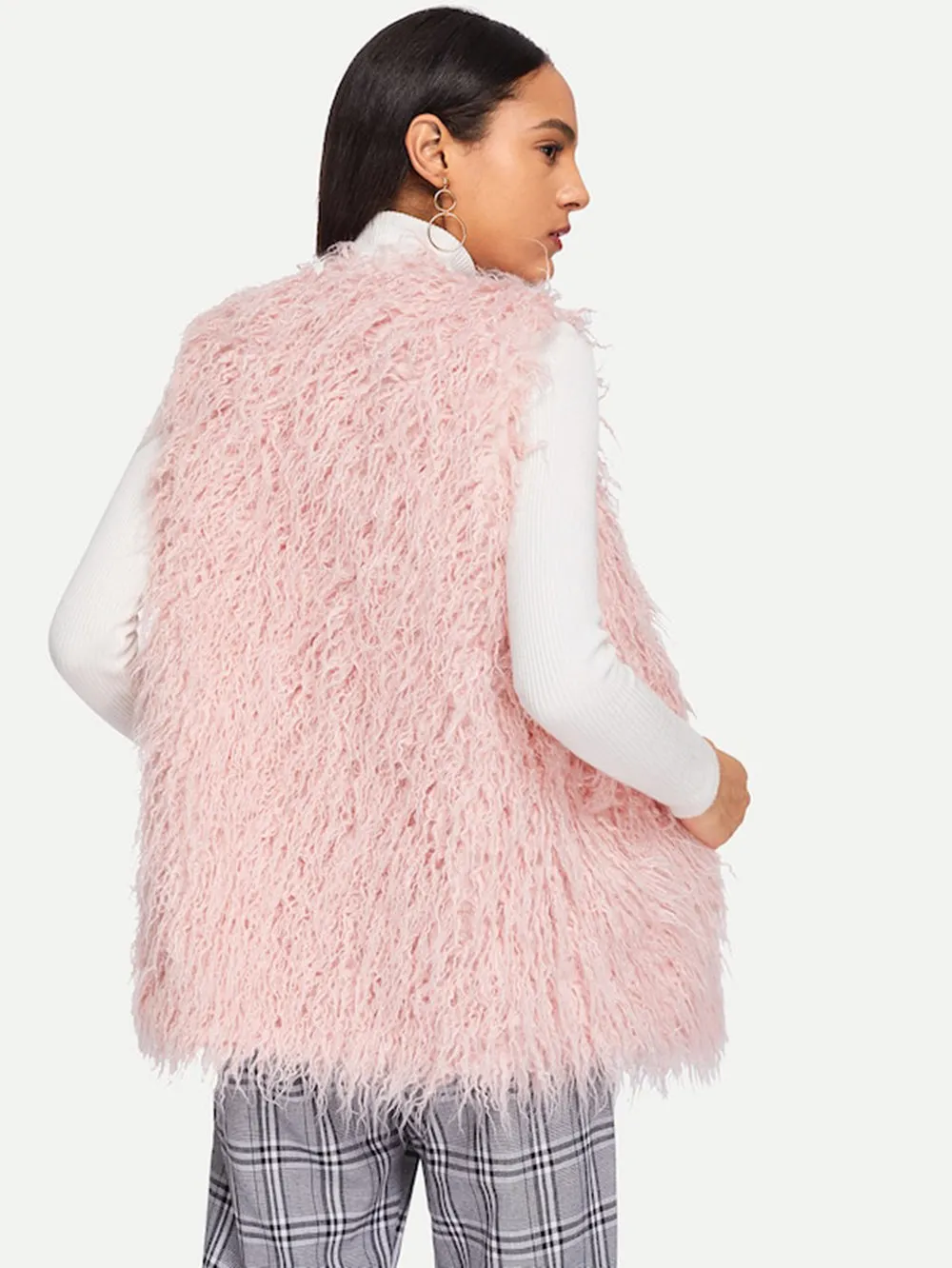 Mongolian Faux Fur Gilet