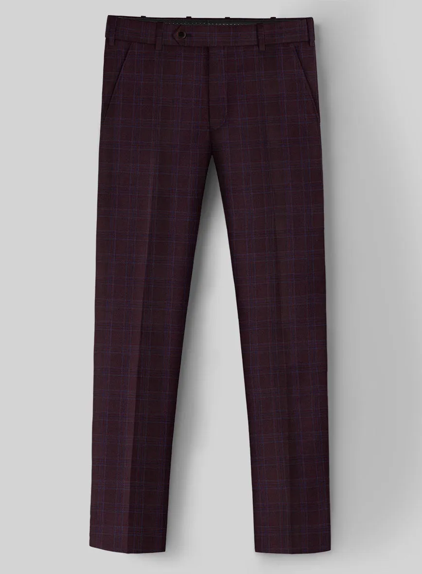 Napolean Gisde Glen Purple Wool Suit