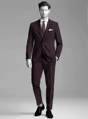 Napolean Gisde Glen Purple Wool Suit