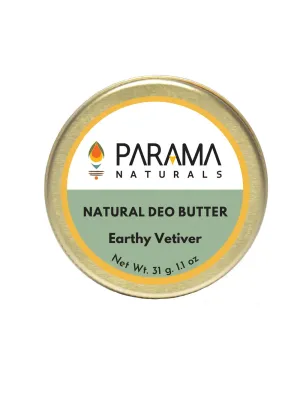 Natural Deo Butter Vetiver