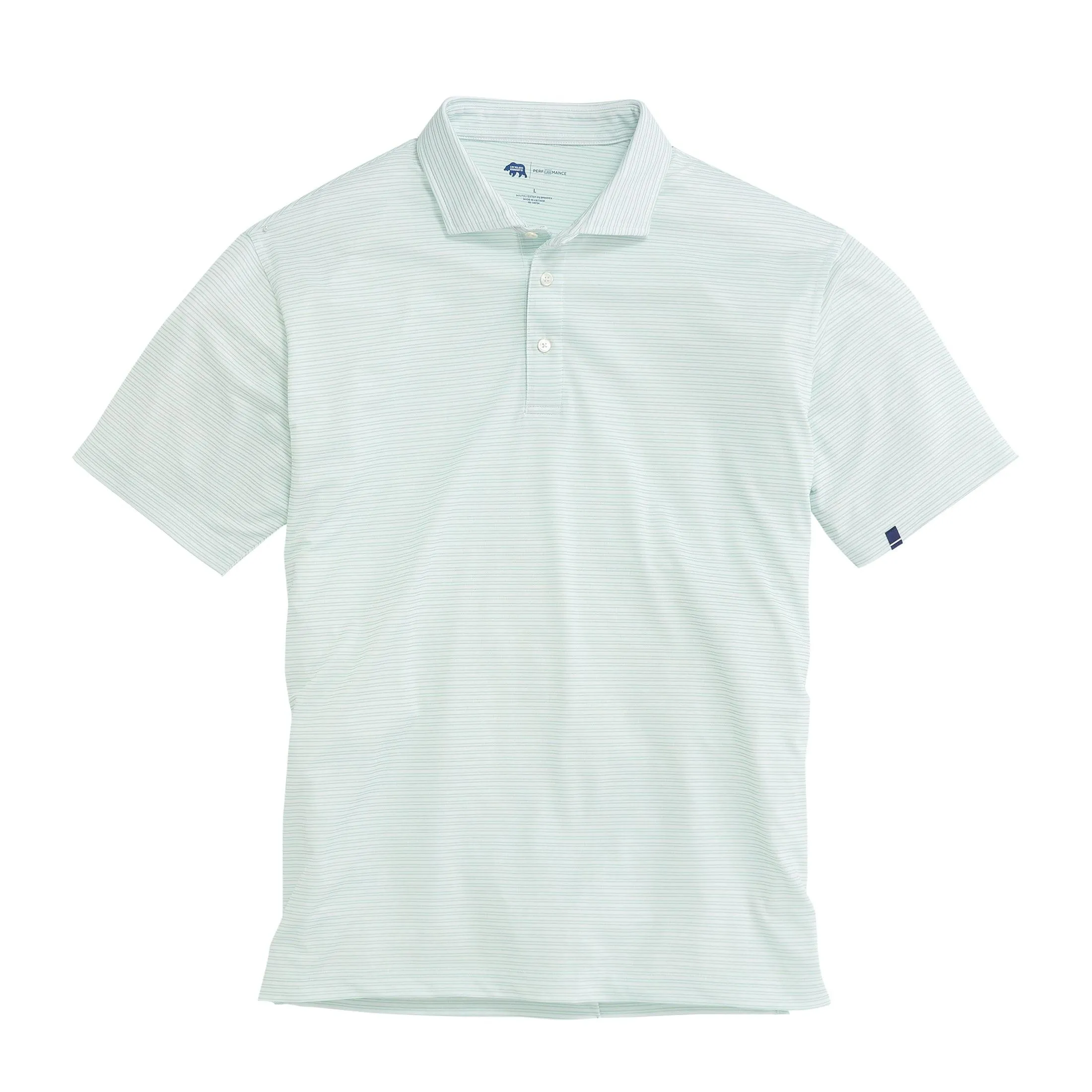 Pairing Stripe Performance Pique Polo