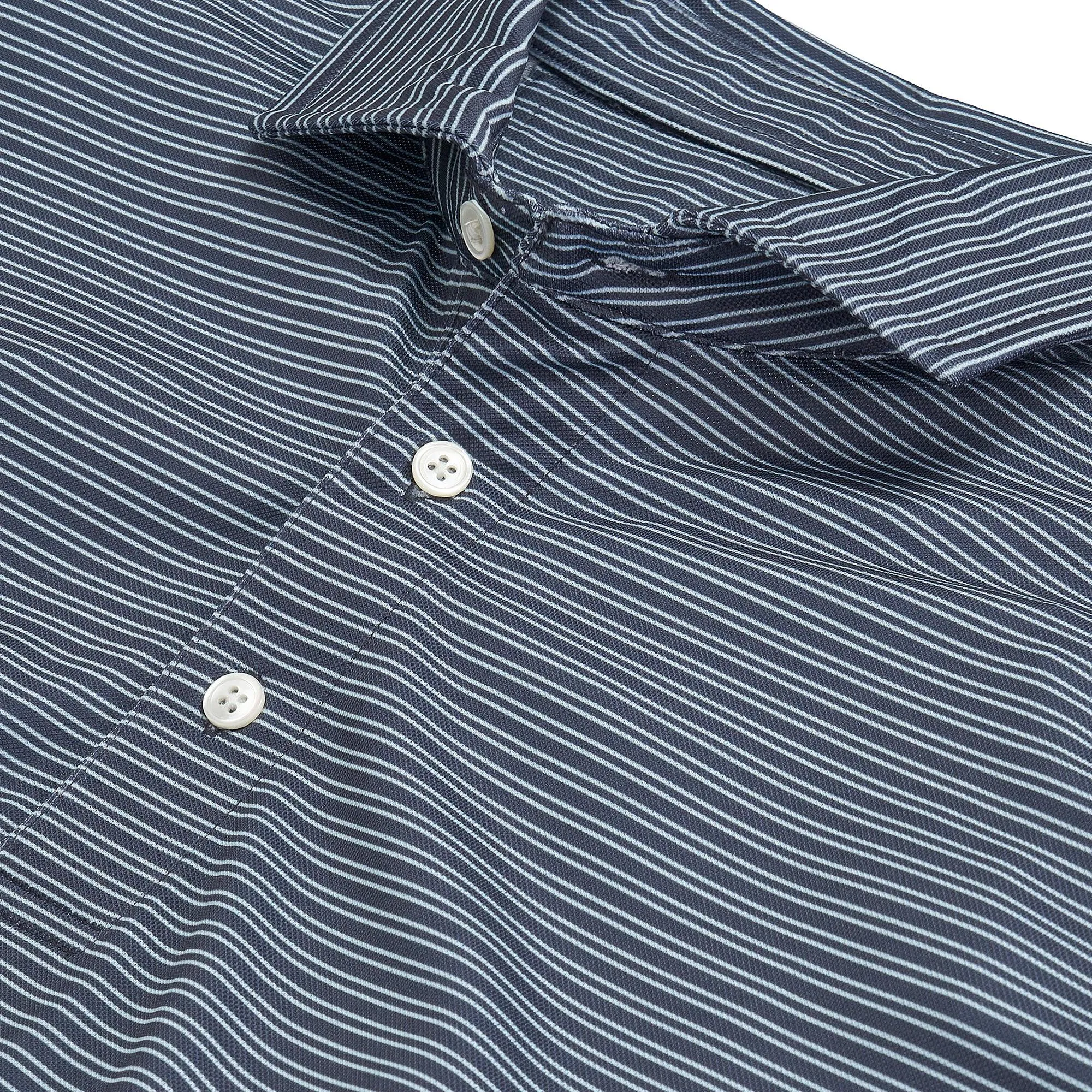 Pairing Stripe Performance Pique Polo